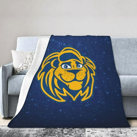 The College of New Jersey Logo Ultra-Soft Micro Fleece Blanket Soft Comfortable Flannel Blanket Available for Bed Couch Living Room