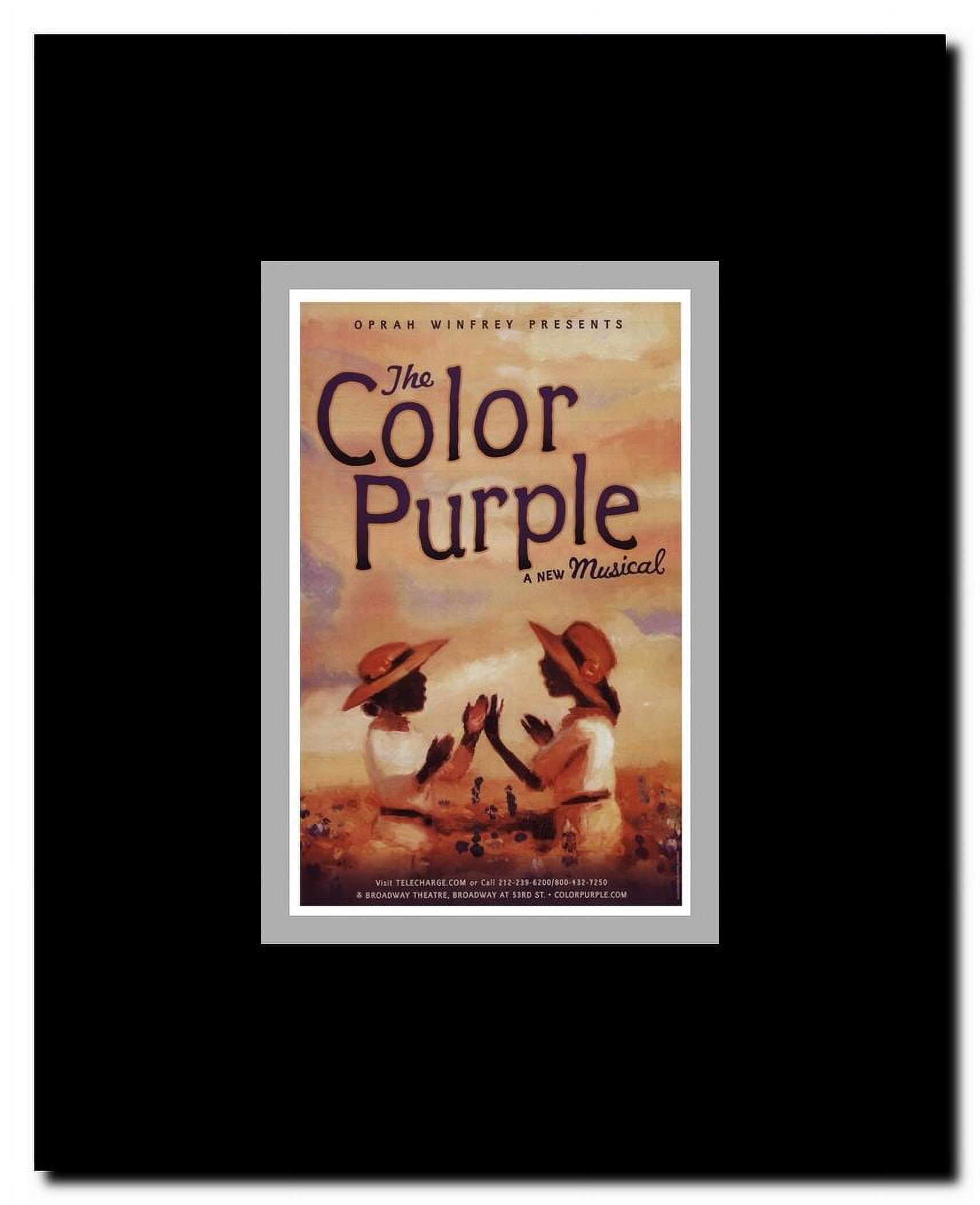 The Color Purple (Broadway) Framed Movie Poster