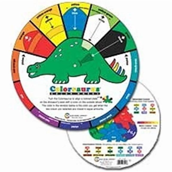 The Color Wheel 3457CW 9.25 In. Colorsaurus For Kids