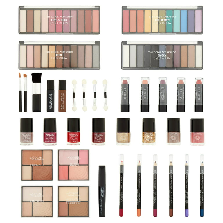 30 Value) The Color Workshop Ultimate Color Makeup Collection Gift Set, 89  Pieces 