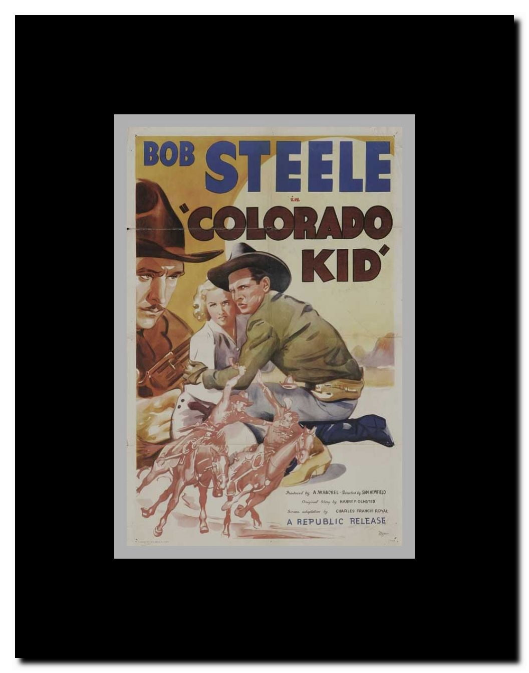 The Colorado Kid Framed Movie Poster