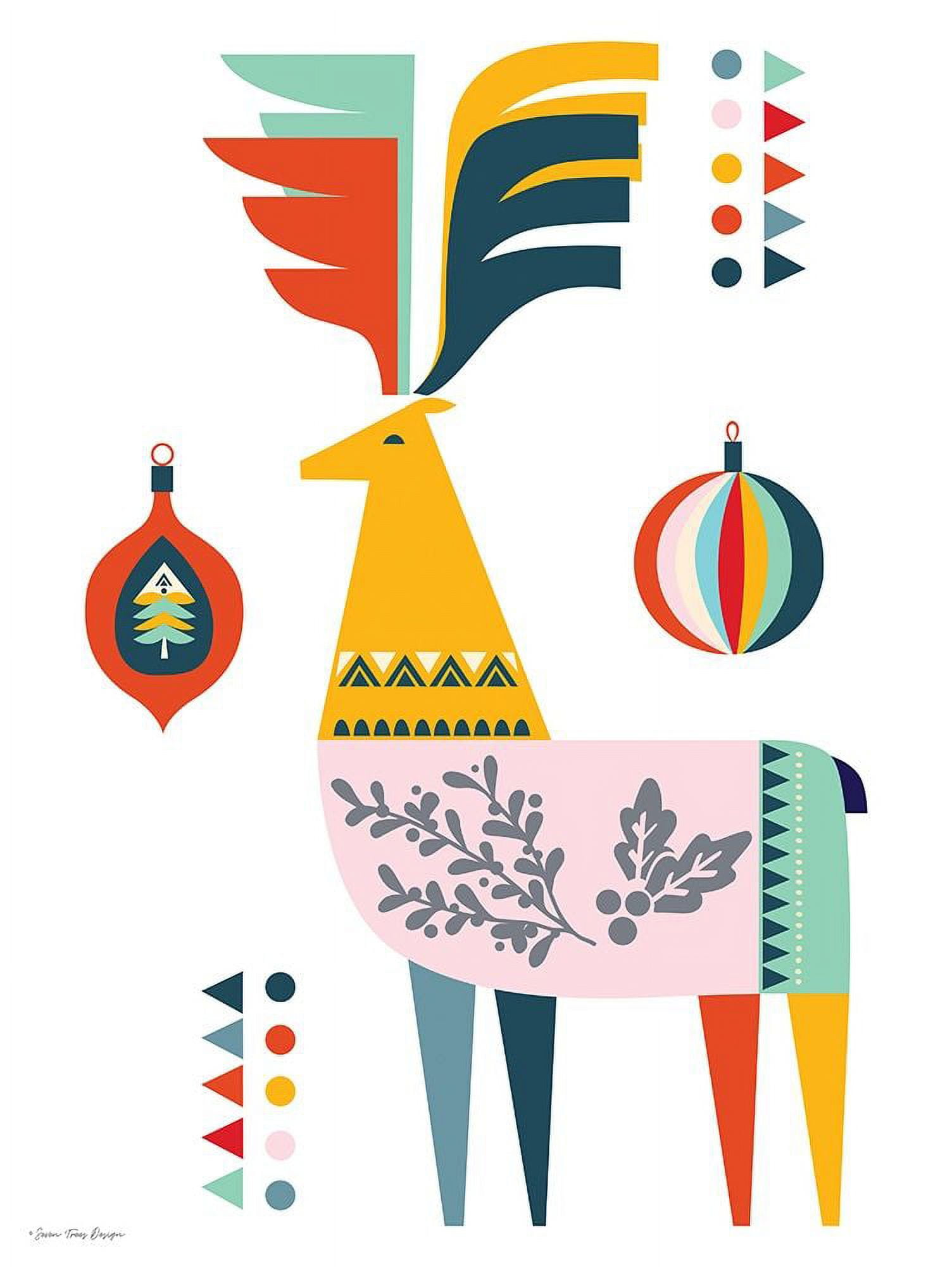 The Colorful Deer by Seven Trees Design (24 x 36)