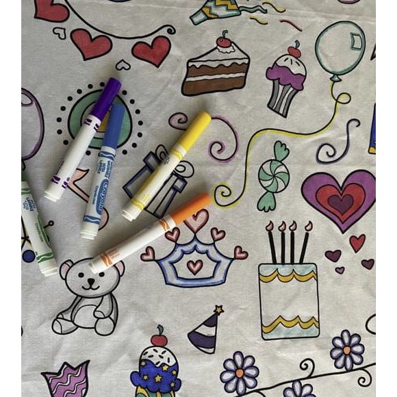 Coloring Tablecloth