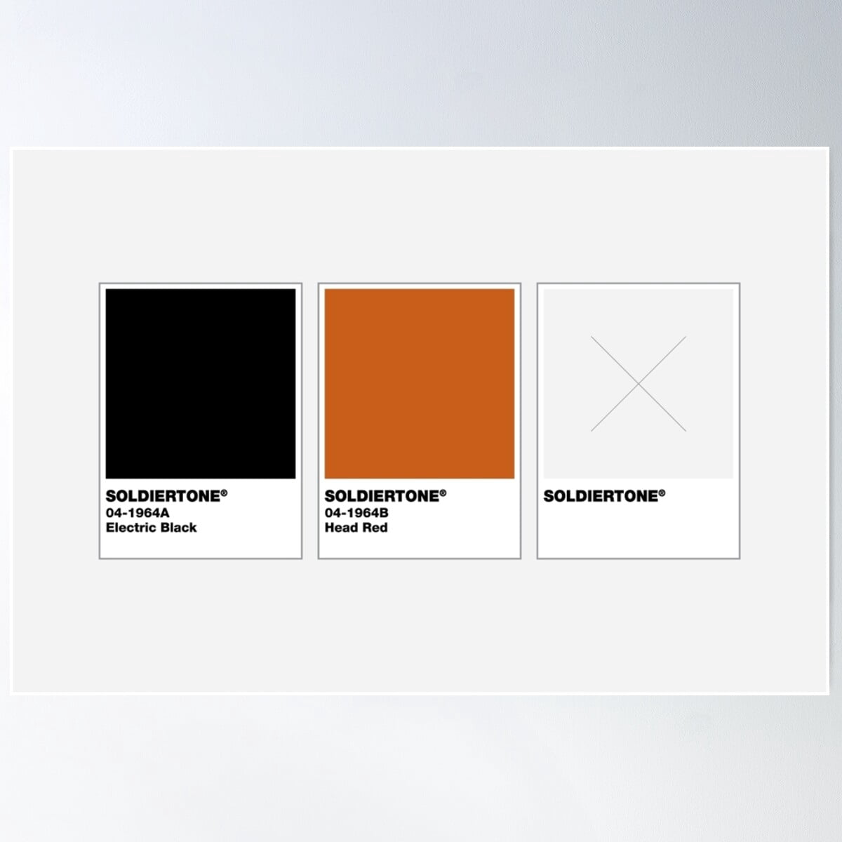 Moden Colorists The Colorists - Soldiertone Poster Wall Art, Modern Wall Decor For ...