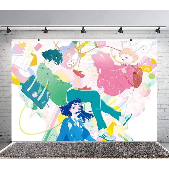 The Colors Within Backdrop Banner Party Supplies Poster Movie Theme Background for Photography Birthday Decorations