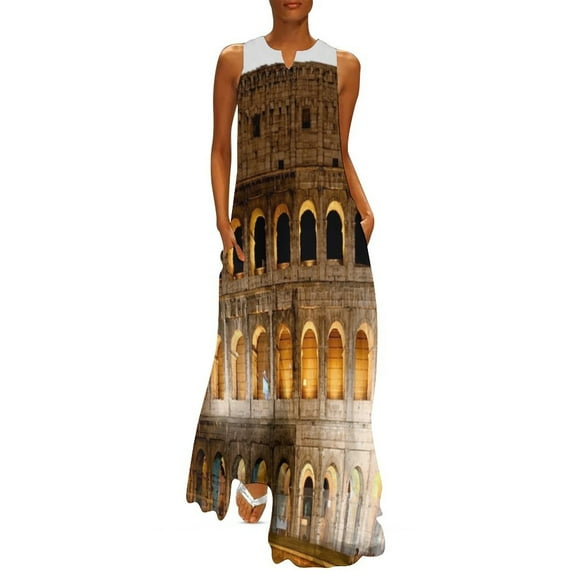 The Colosseum Long Dress Summer dresses for women dress for women 2025 Dress