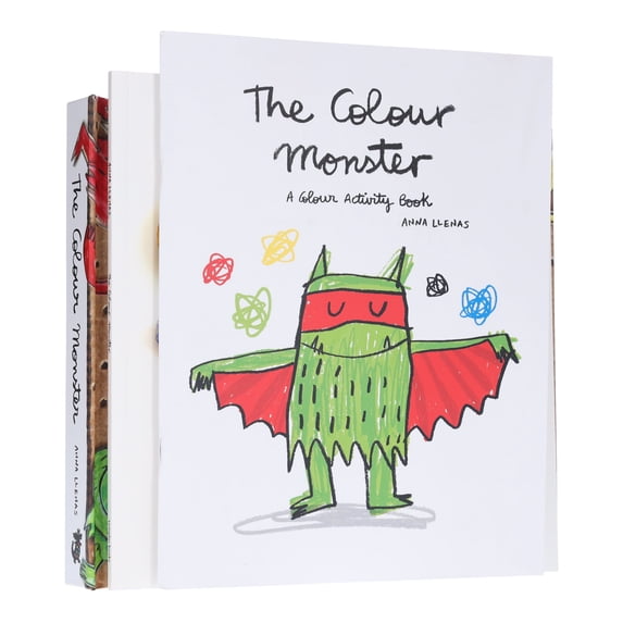 The Colour Monster by Anna Llenas: 4 Books Collection Set - Ages 2-4 - Paperback/Hardback