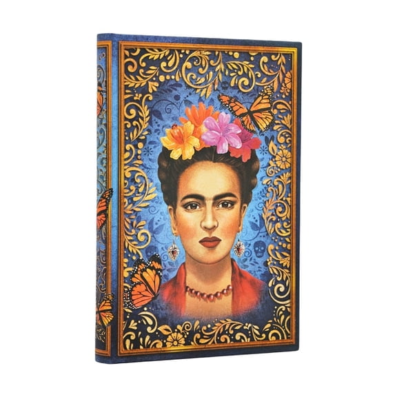The Colourful Portrait Mini Lined Hardcover Journal, 176pg, 85gsm by Paperblanks (Viva Frida), (Hardcover)