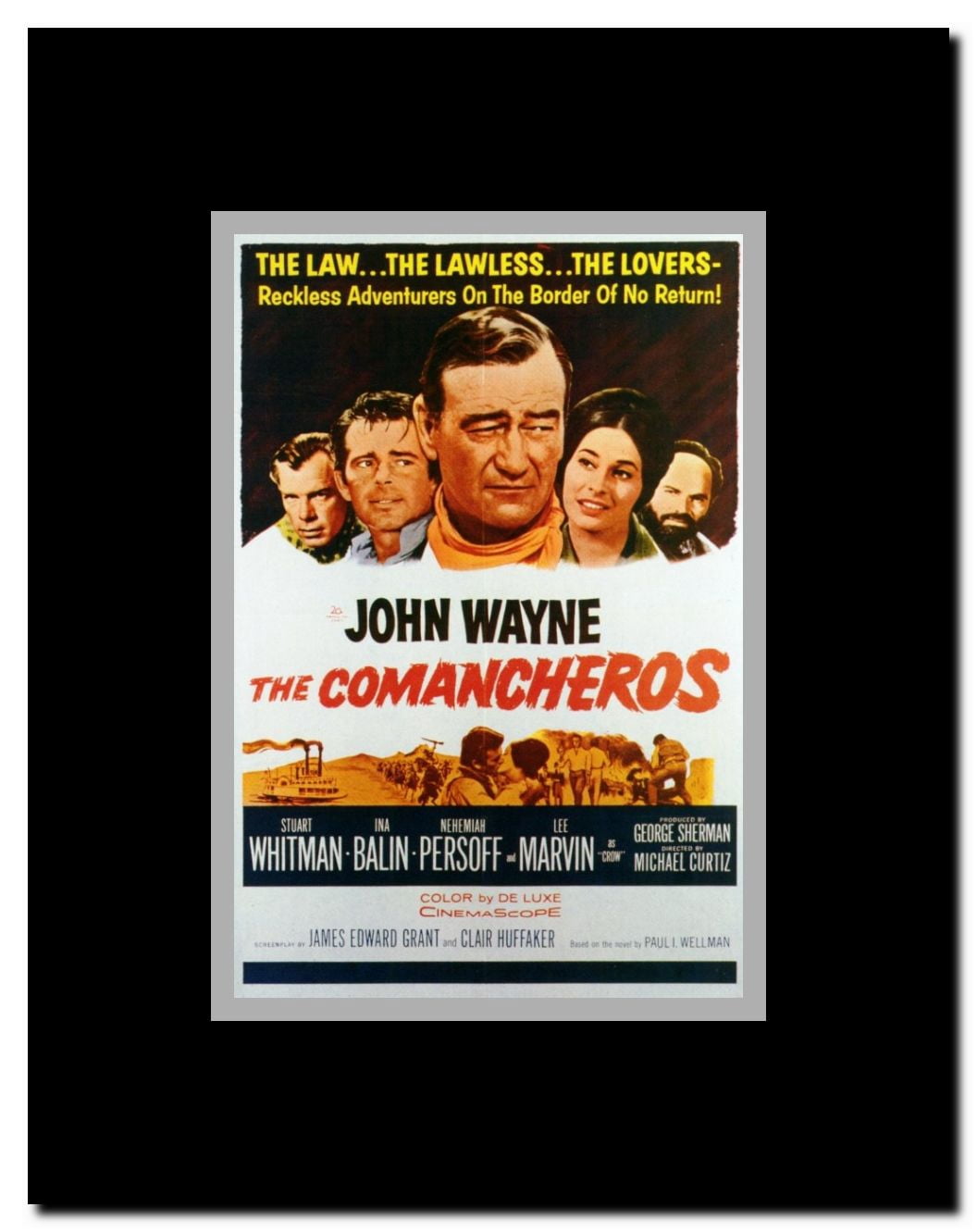 The Comancheros Framed Movie Poster