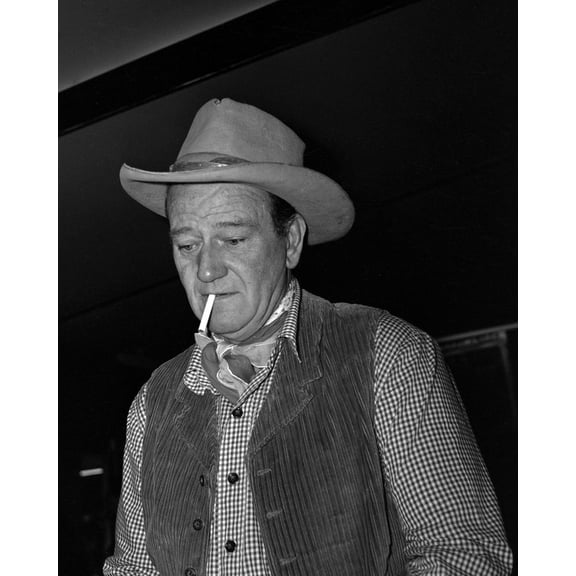 The Comancheros J. Wayne On Film Set B/W 24x36 Classic Hollywood Poster