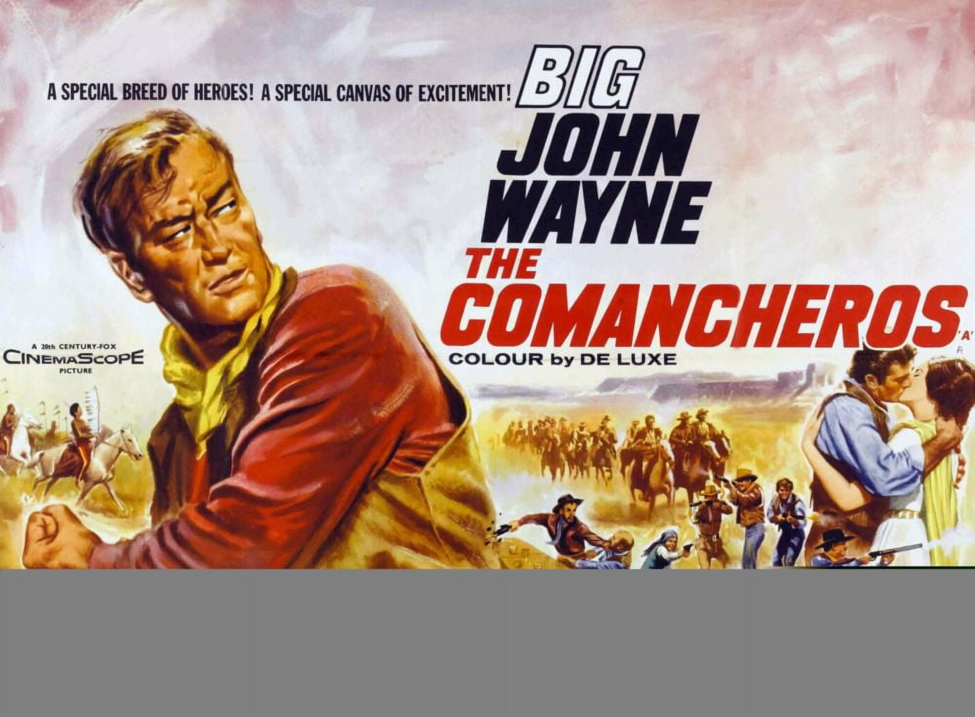 The Comancheros, Left: John Wayne, Right: Stuart Whitman, Ina Balin On ...