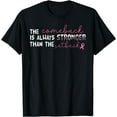 thumbnail image 1 of The Comeback Is Always Stronger Than Setback Breast Cancer T-Shirt, 1 of 3
