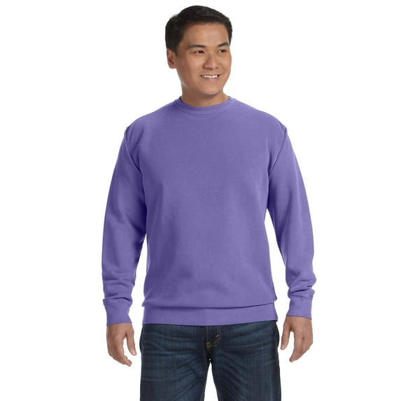The Comfort Colors Adult Crewneck Sweatshirt - VIOLET - S