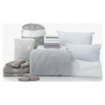 thumbnail image 1 of The Comfort Dorm Essentials Value Pack in Kyla Gray, 19-Piece College Dorm Bedding Comforter Set, Twin XL, Includes Bonus Topper, 2 Pillows, Storage Set and 100% Cotton Towel Sets by Dawn, 1 of 8