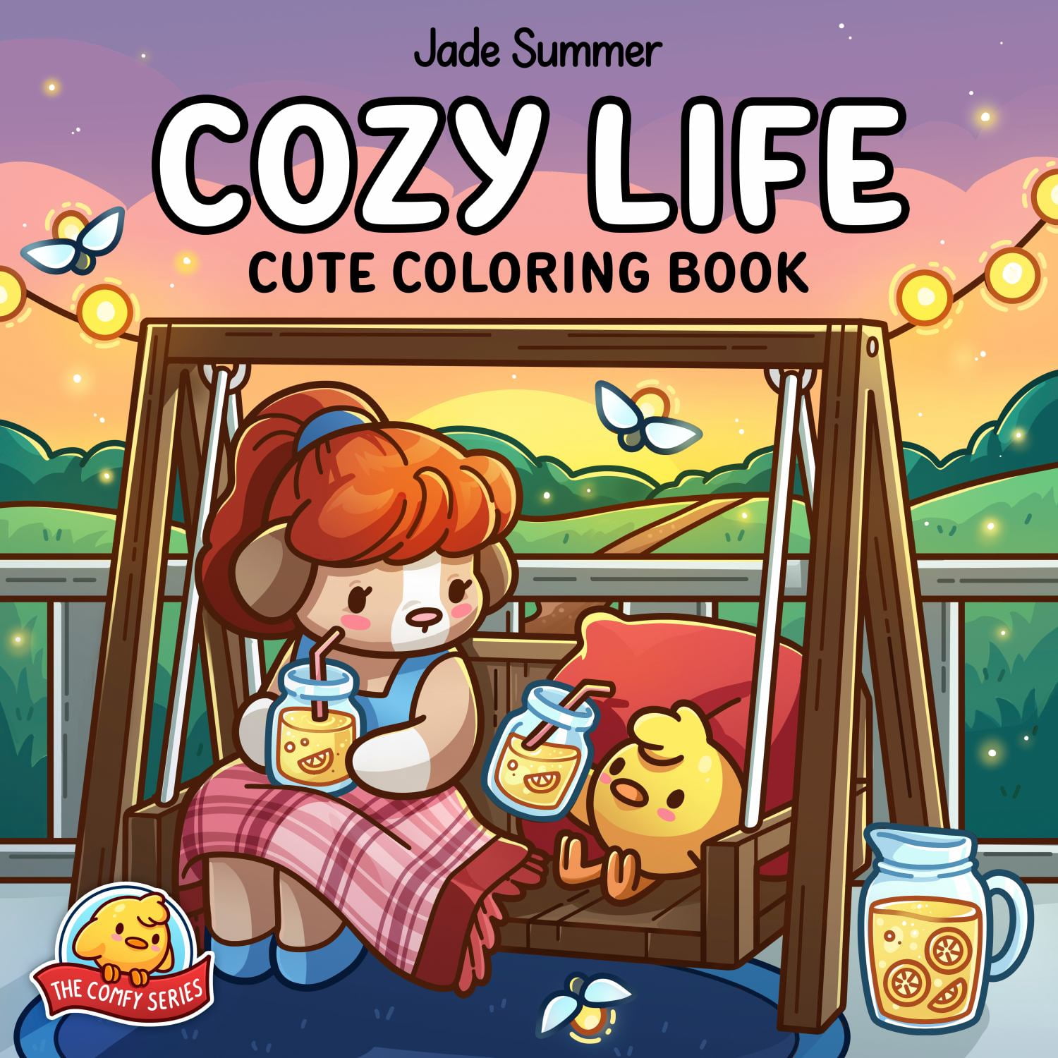 Cozy Life: Cute Coloring Book, 96 pages (Paperback) - Walmart.com