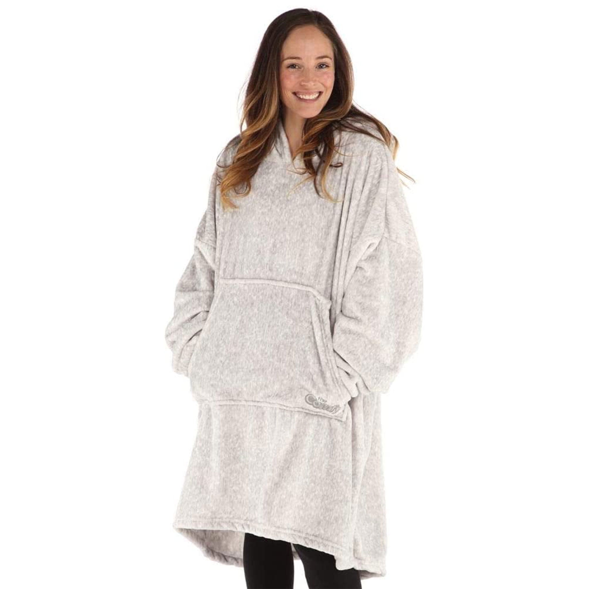 The Comfy Dream Microfiber Hoodie for Adults with Pocket Heather Gray