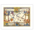 thumbnail image 1 of The Commonwealth of Nations (The British Empire) - Vintage Pictorial Map by A.C Webb c.1937 - Bamboo Fine Art 290gsm Paper (Unframed) 17x22in, 1 of 4