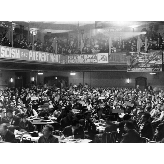The Communist National Convention At The Manhattan Opera House History (36 x 24)