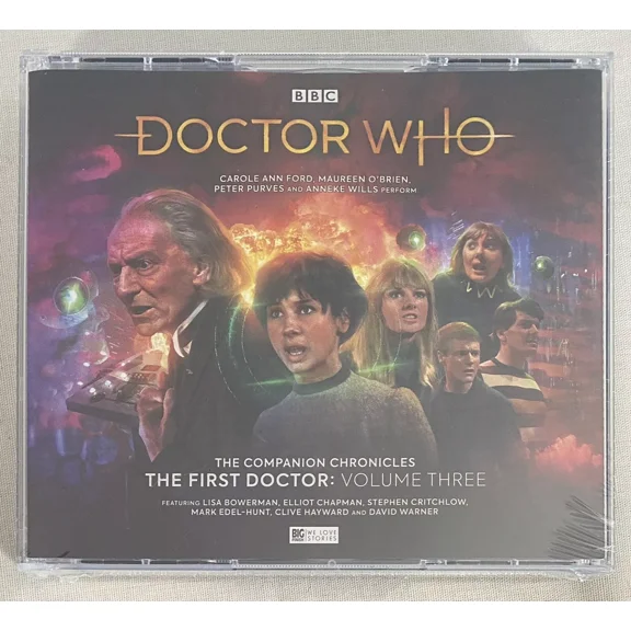 The Companion Chronicles: The First Doctor who Volume 3 NEW Big Finish Audio CD
