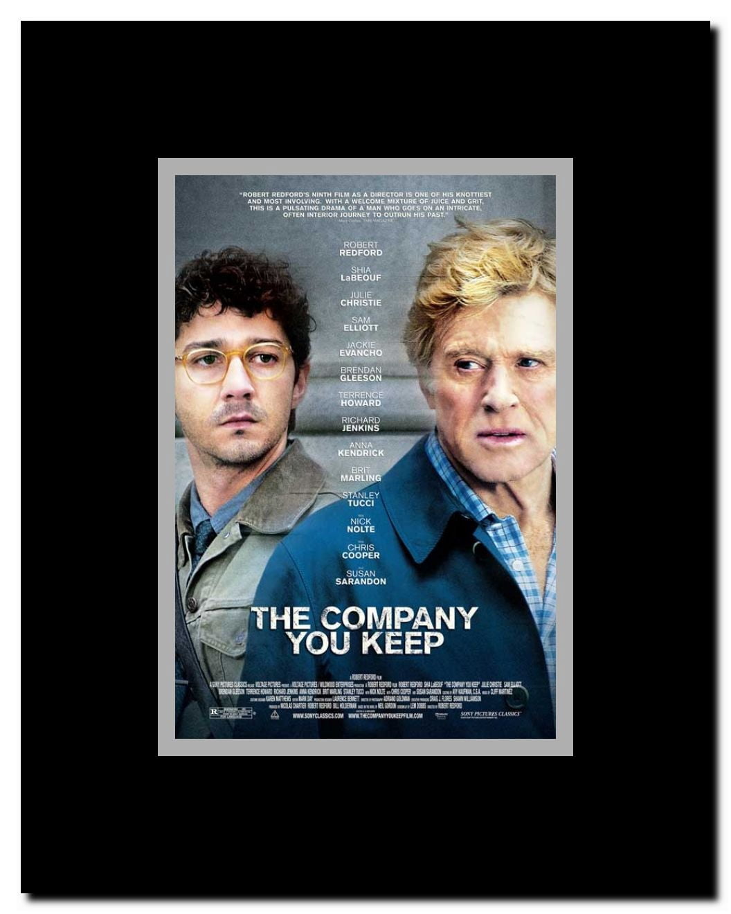 The Company You Keep Framed Movie Poster