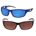 thumbnail image 1 of "The Competitor" 2 Pair of Precision Sport Wrap Bifocal Sunglasses Featuring High Definition Lenses - Open Road Blue/High Definition Amber - 2.50, 1 of 7