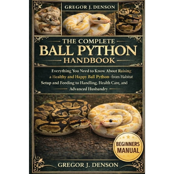 The Complete Ball Python Handbook: Everything You Need to Know About Raising a Healthy and Happy Ball Python-from Habita, (Paperback)
