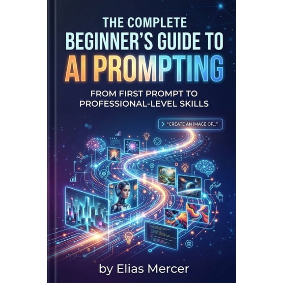 The Complete Beginner's Guide to AI Prompting - From First Prompt to Professional-Level Skills, (Paperback)