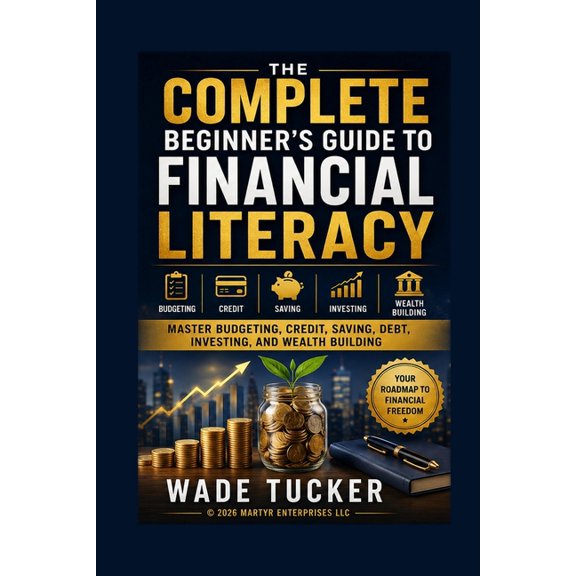 The Complete Beginner's Guide to Financial Literacy: Master Budgeting, Credit, Saving, Debt, Investing, and Wealth Build, (Paperback)
