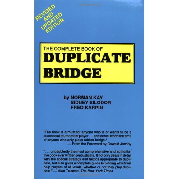 Pre-Owned The Complete Book of Duplicate Bridge (Paperback) 0910791848 9780910791847