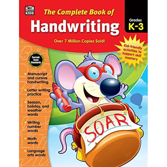 Pre-Owned Thinking Kids The Complete Book of Handwriting Workbook Grade K-3 (416)