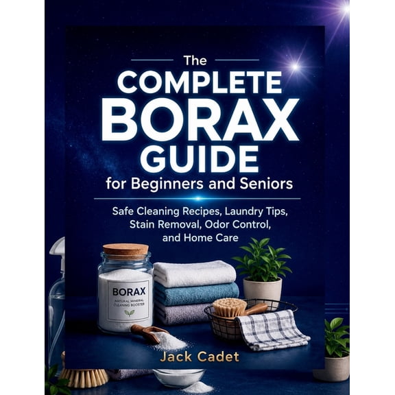 The Complete Borax Guide for Beginners and Seniors: Safe Cleaning Recipes, Laundry Tips, Stain Removal, Odor Control, an, (Paperback)