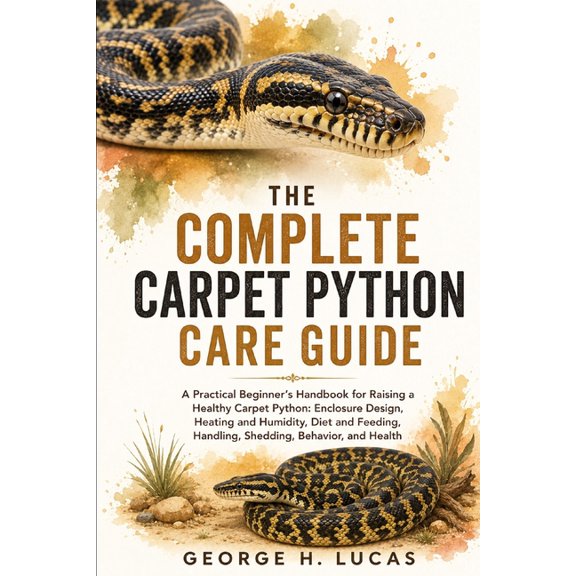 The Complete Carpet Python Care Guide: A Practical Beginner's Handbook for Raising a Healthy Carpet Python: Enclosure De, (Paperback)