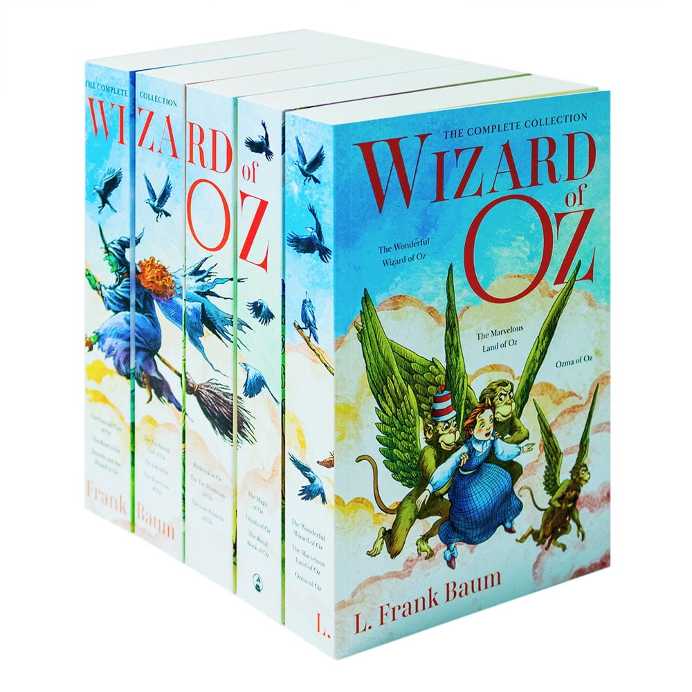 Wizard of Oz The Complete Collection by L. Frank Baum 5 Omnibus Books Box Set - Ages 8+ - Paperback