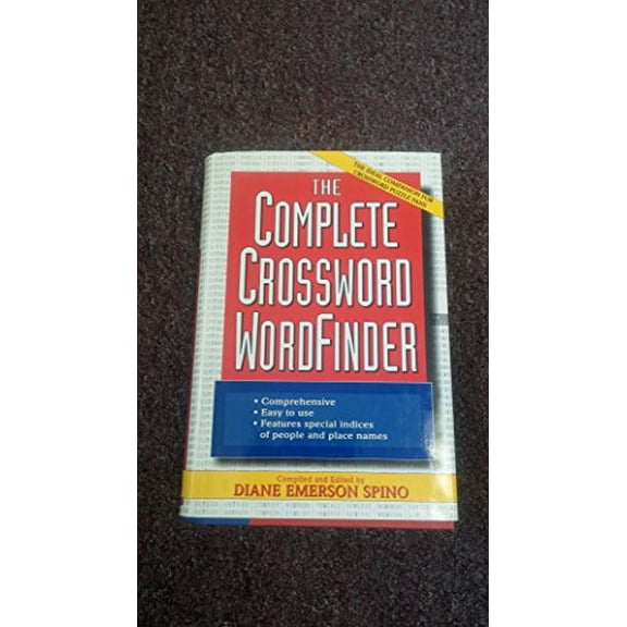 Pre-Owned The Complete Crossword Wordfinder (Hardcover) 0399143432 9780399143434