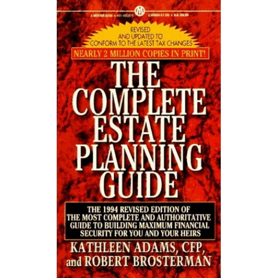Pre-Owned The Complete Estate Planning Guide: Revised Edition (Unknown) 0451628756 9780451628756
