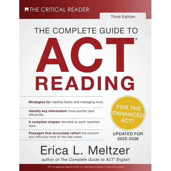 The Complete Guide to ACT(R) Reading, 3rd Edition, (Paperback)