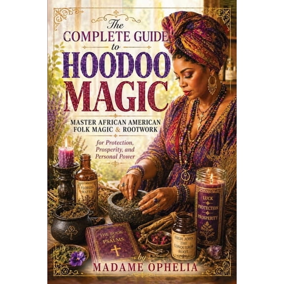 The Complete Guide to Hoodoo Magic: by Powerful Rootwork Spells for Protection, Love, Luck, and Financial Success, (Paperback)