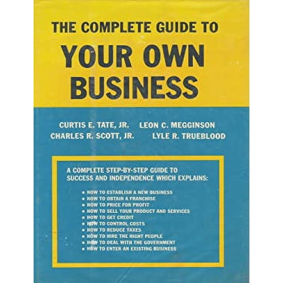 Pre-Owned The Complete Guide to Your Own Business 9780870941443