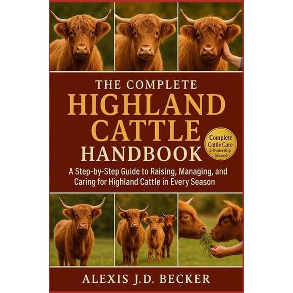 The Complete Highland Cattle Handbook: A Step-by-Step Guide to Raising, Managing, Breeding, and Caring for Highland Catt, (Paperback)