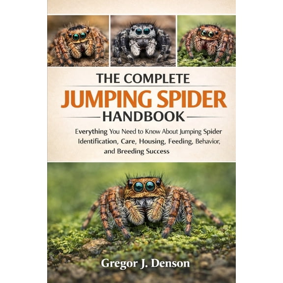 The Complete Jumping Spider Handbook: Everything You Need to Know About Jumping Spider Identification, Care, Housing, Fe, (Paperback)