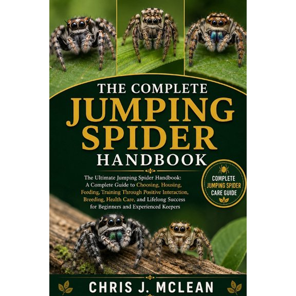 The Complete Jumping Spider Handbook: The Ultimate Jumping Spider Handbook: A Complete Guide to Choosing, Housing, Feedi, (Paperback)