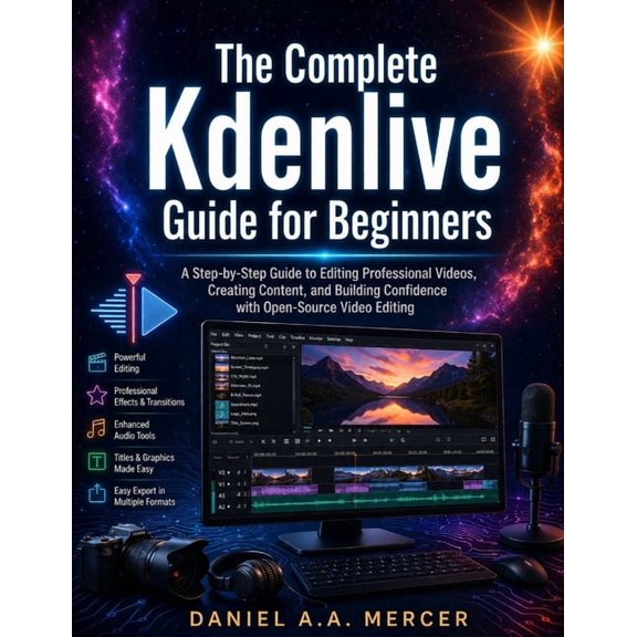 The Complete Kdenlive Guide for Beginners: A Step-by-Step Guide to Editing Professional Videos, Creating Content, and Bu, (Paperback)