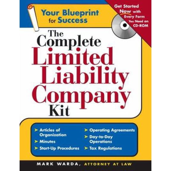 Pre-Owned The Complete Limited Liability Company Kit, by Mark Warda, (Paperback), LAW / Commercial / General, English