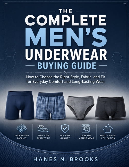 The Complete Men's Underwear Buying Guide: How to Choose the Right Style, Fabric, and Fit for Everyday Comfort and Long-, (Paperback)