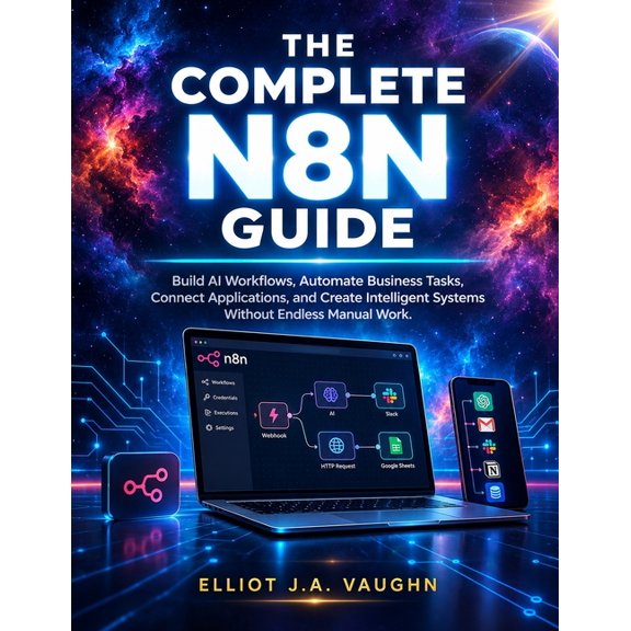 The Complete N8n Guide: Build AI Workflows, Automate Business Tasks, Connect Applications, and Create Intelligent System, (Paperback)