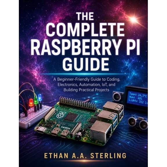 The Complete Raspberry Pi Guide: A Beginner-Friendly Guide to Coding, Electronics, Automation, IoT, and Building Practic, (Paperback)