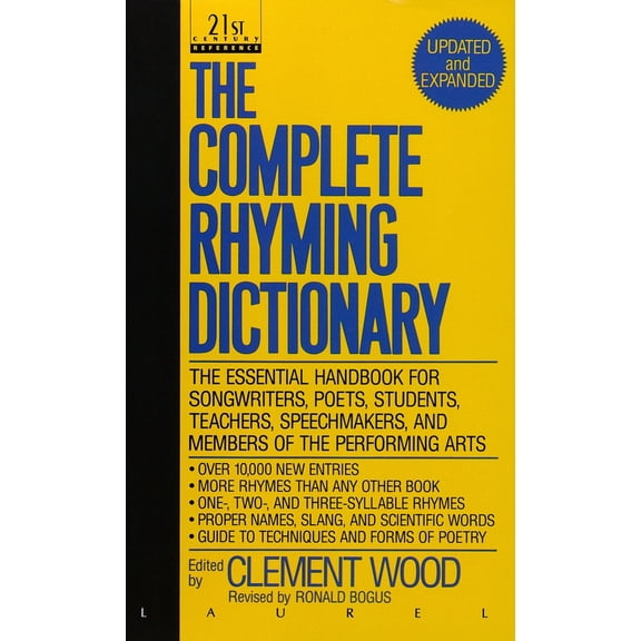 Pre-Owned The Complete Rhyming Dictionary (Mass Market Paperback) 0440212057 9780440212058