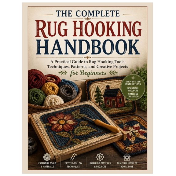 The Complete Rug Hooking Handbook: A Practical Guide to Rug Hooking Tools, Techniques, Patterns, and Creative Projects f, (Paperback)