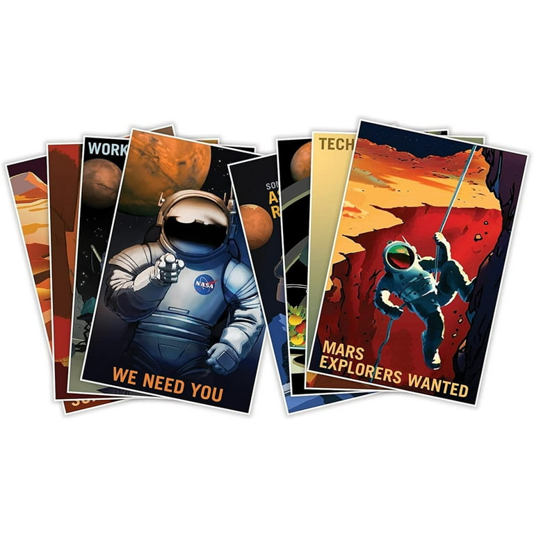 The Complete Set of Eight (8) NASA Mars Explorers Wanted Space
