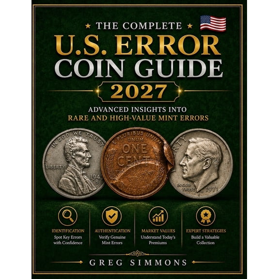 The Complete U.S. Error Coin Guide 2027: Advanced Insights into Rare and High-Value Mint Errors, (Paperback)